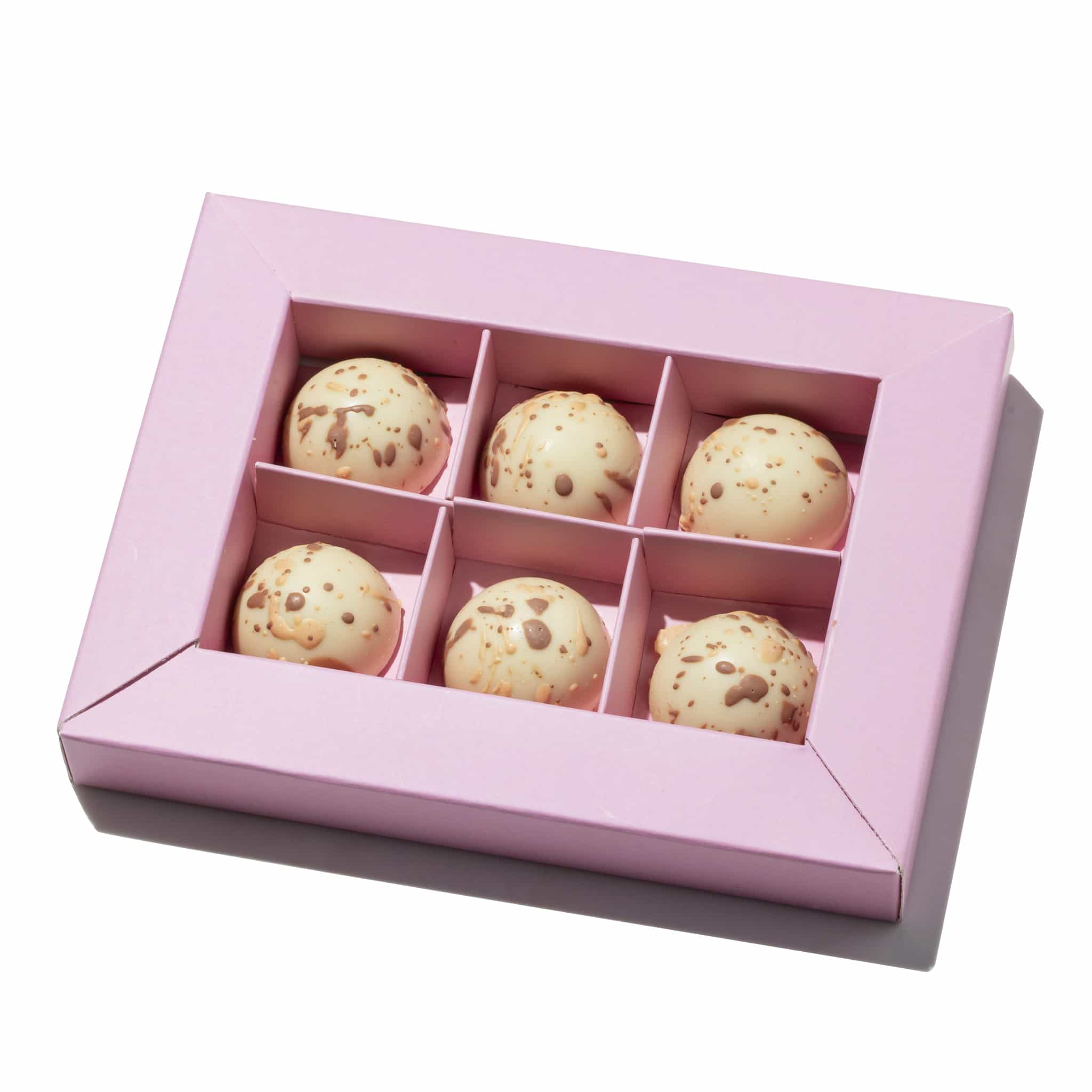 6 יחידות פרלין לוז לבן