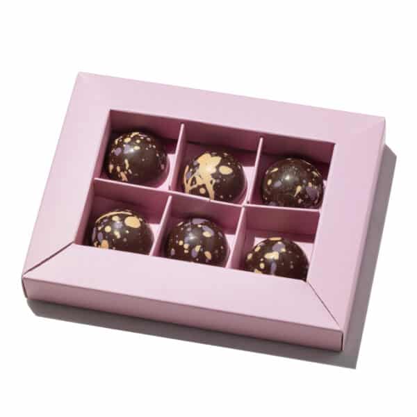 6 יחידות פרלין לוז חום