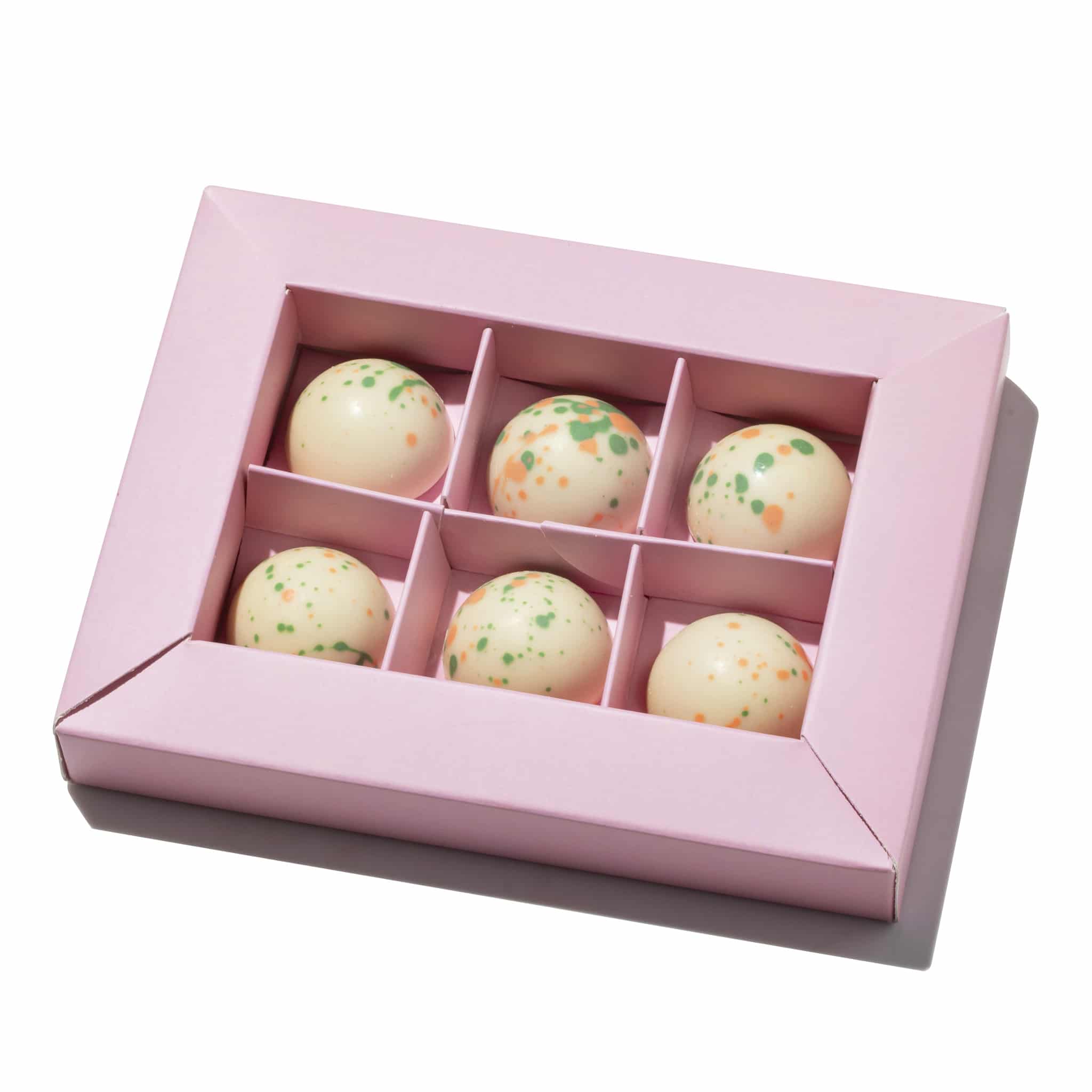 6 יחידות פרלין בוטנים לבן