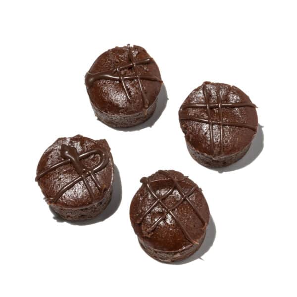 בראוני כוסמין 4 יחידות