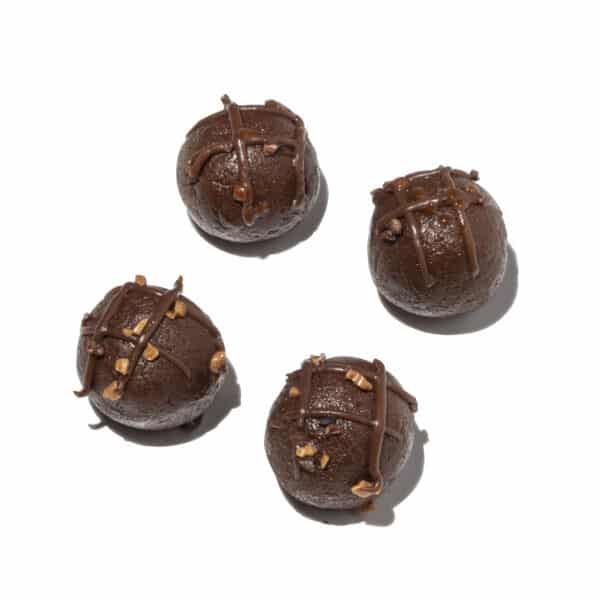 4 יחידות כדורי בראוני בלי קמח