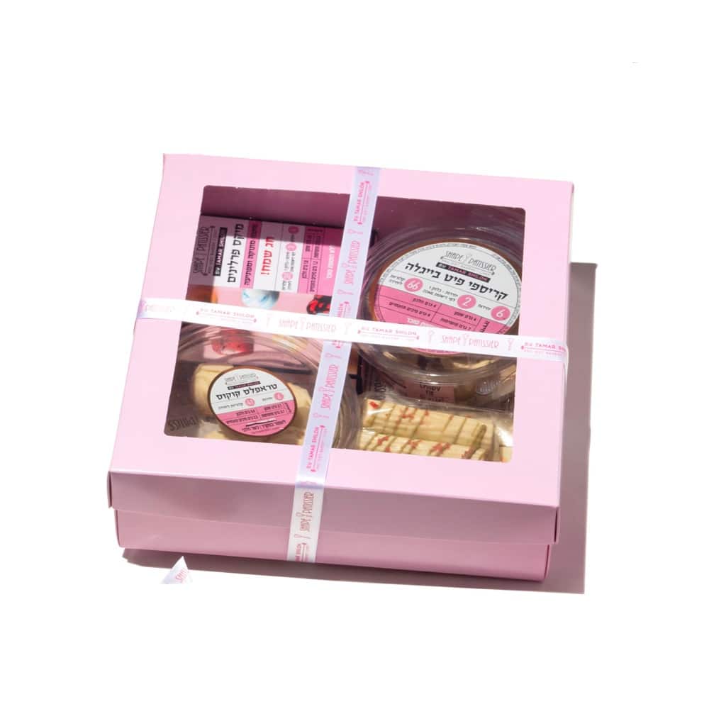 אריזת מתנה עם כרטיס ברכה