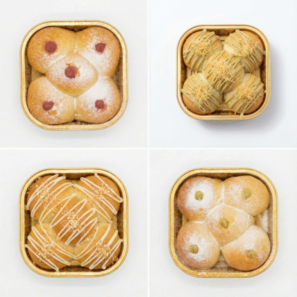 סופגניות אפויות ממולאות באיסוף בלבד   מנה אישית הזמנה מראש החל מ11.12